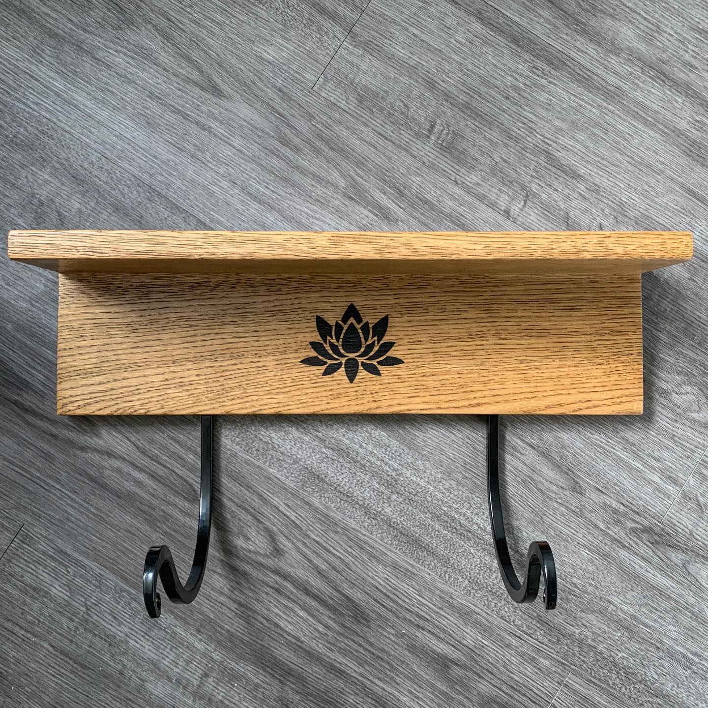 Today’s delivery is this customised yoga mat holder. We love an excuse to use our laser engraver! ....#yoga #functionandform #virtualcraftandflea #decorateyourhome #handcrafted #homewares #madebyus #lotusflower #relax #beyourself
