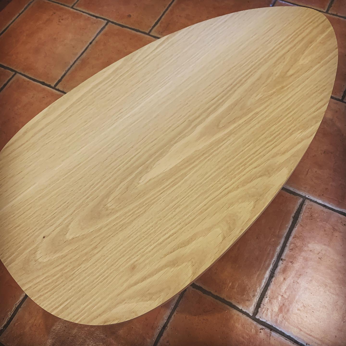 So pleased with the progress on this Ercol Style coffee table! #workinprogress #midcenturymodern #oak #handmade #watchthisspace