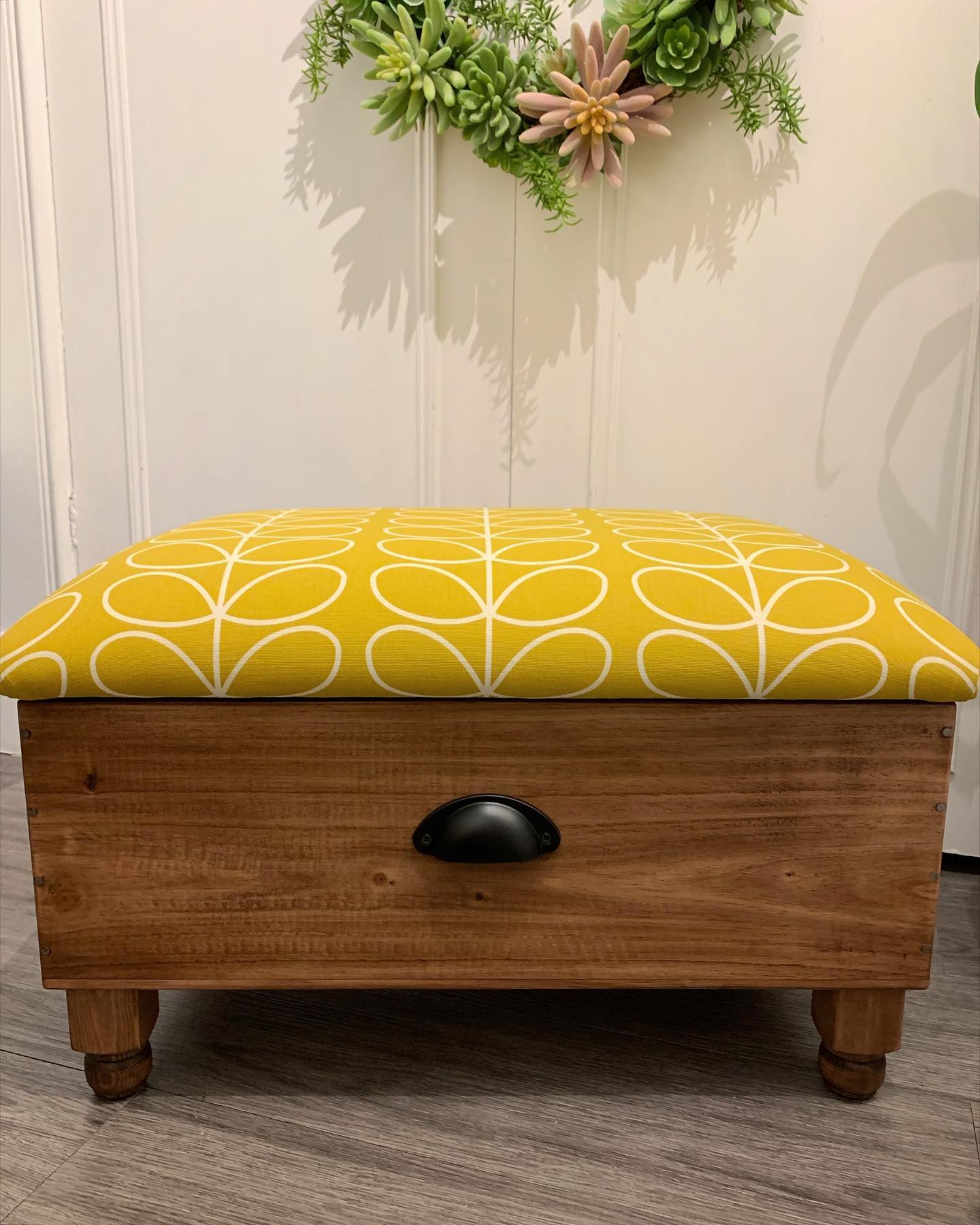Another lovely Orla Kiely ottoman off to its new home! Due to the continued support from everyone who has been shopping with us this year, we are very busy on the lead up to Christmas so any new bespoke or back orders will now be completed in the new year. Feel free to get in touch with any queries still as we are more than happy to chat. Also…Find us tomorrow at Paintworks, Bristol for @thecraftandflea from 10am.