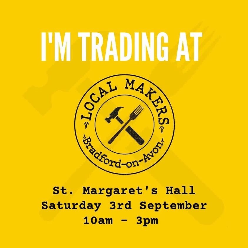 THIS SATURDAY!Lovely location, fabulous stalls and great coffee! Pop along to @local_makers_boa if you’re in town, we’d love to see you. St Margarets Hall 10-3...#shopsmall #shoplocal #shophandmade #bradfordonavon #wiltshirelife #makerscommunity #gingerandtweed #homedecor