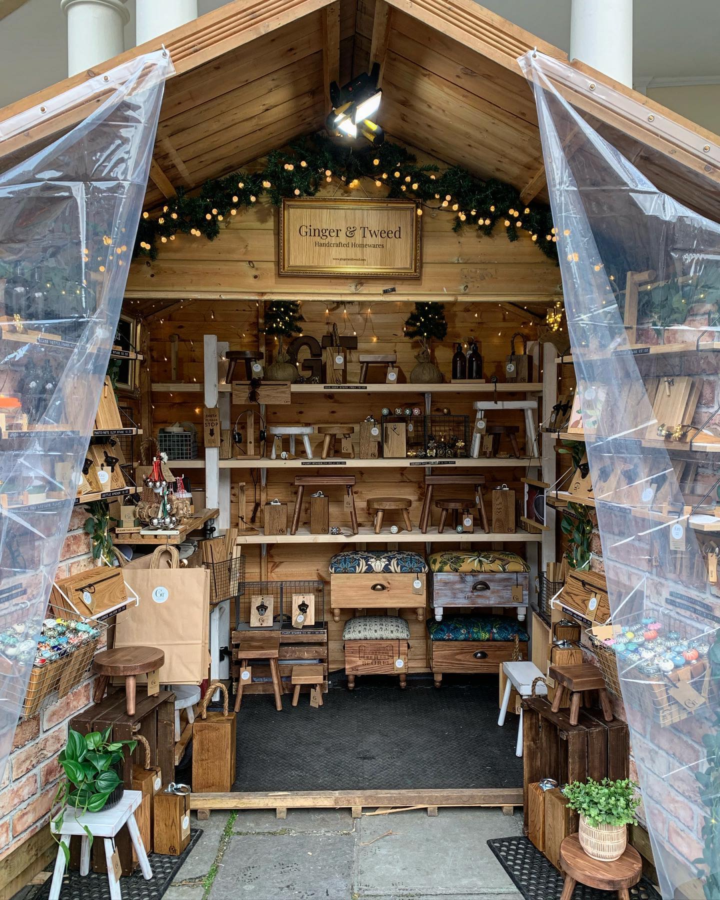 What a fab first day @bathchristmasmarket A tad soggy at times but we managed to stay reasonably dry with the help of some clear shower curtains  today should be much brighter and we can’t wait to open our doors again! Bath Street 10am-8pm today