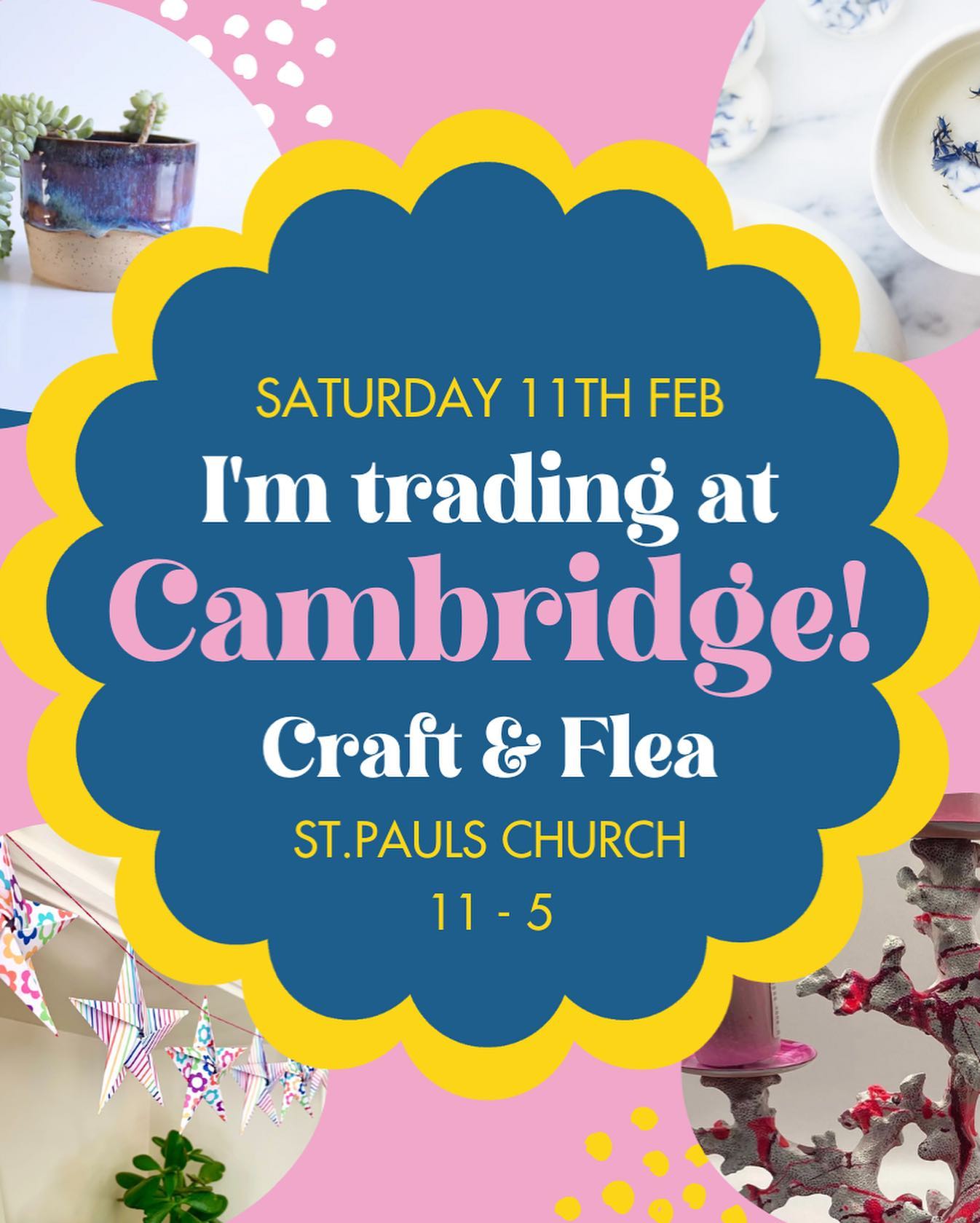 Back on home turf in a few days for @thecraftandflea We love this event! So many fabulous makers and artisans 11-5 at St Pauls Church on Hills Road. Tickets available through the link in their bio.#shoplical #shopsmall #shophandmade #supportingsmallbusinesses #home #craft #bespoke #homewarea #gingerandtweed #cambridge #lifestyle