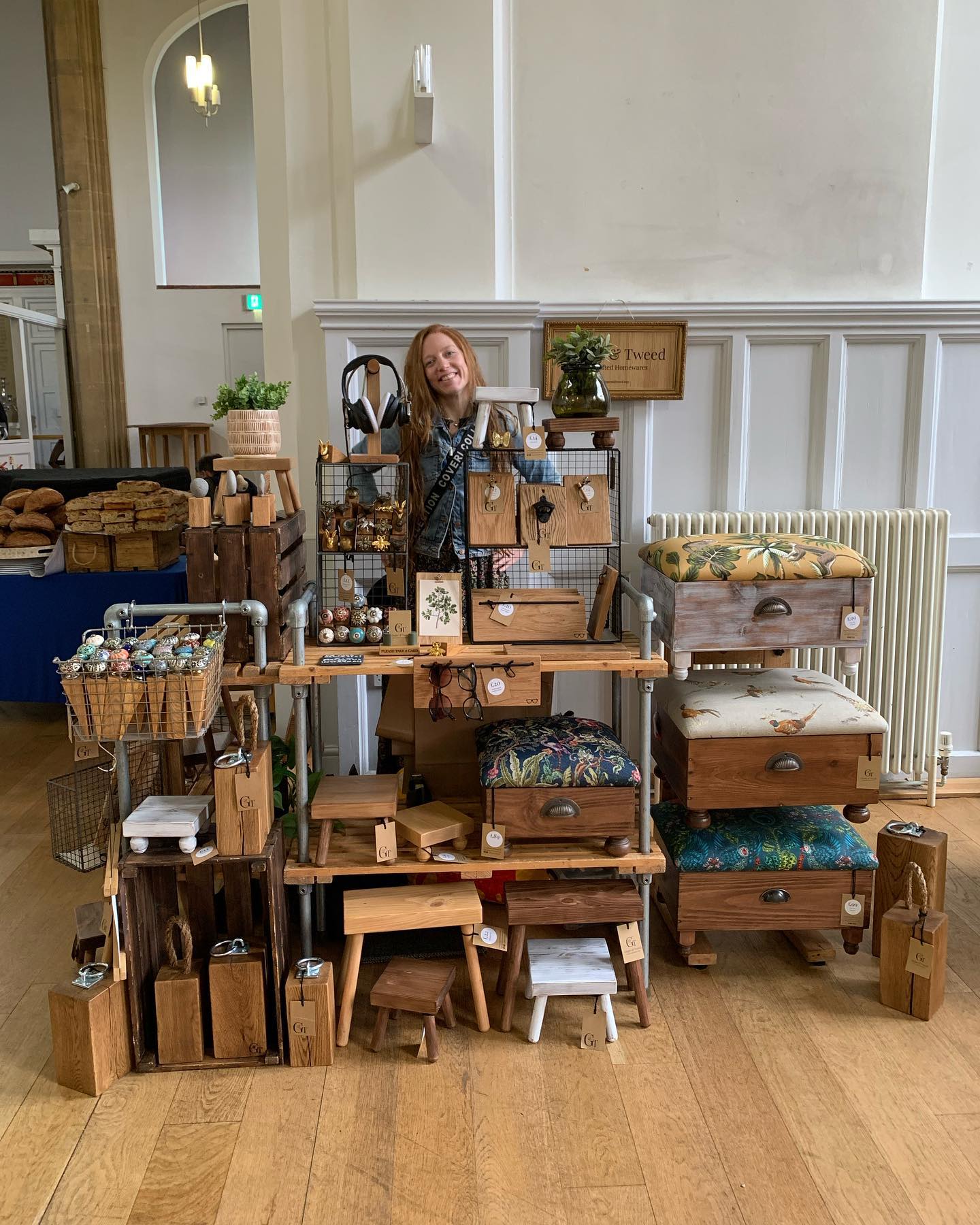 We’re open! @thecraftandflea at St Paul’s Church, Cambridge Here until 5pm!
