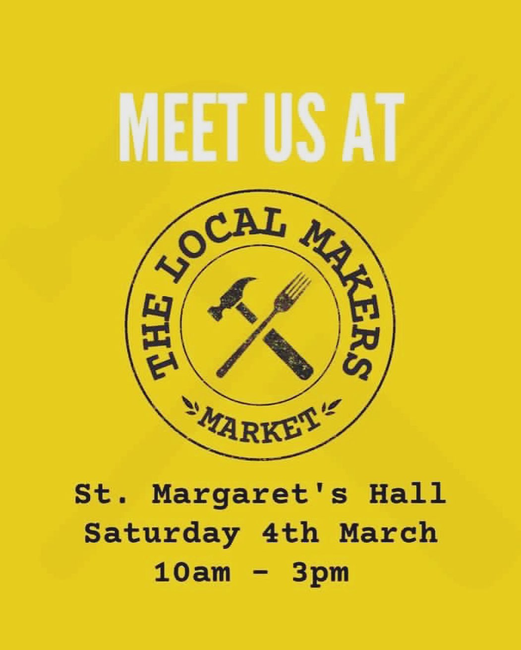 @the_local_makers_market is back! We’re super excited to be heading to St Margarets Hall in Bradford on Avon next Saturday the 4th for this vibrant and friendly event. We love being a part of this wonderful community 🧡🫶
