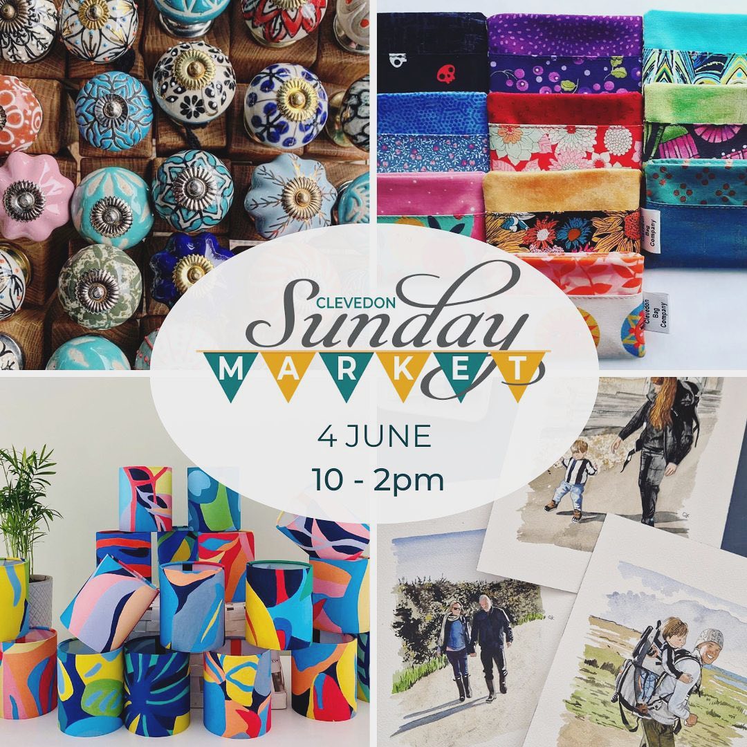 SUNDAY!! Back in the beautiful Clevedon in a couple of days for @clevedonsundaymarket 🧡May has been so busy and has absolutely flown by, so it feels strange to be going into June already! Hope to see lots of you on Sunday x There are so many wonderful stalls lined up which I’m really looking forward to visiting@katebatesart @kewjewellery @nomimakes @narcissistudio @gingerbeardspreserves