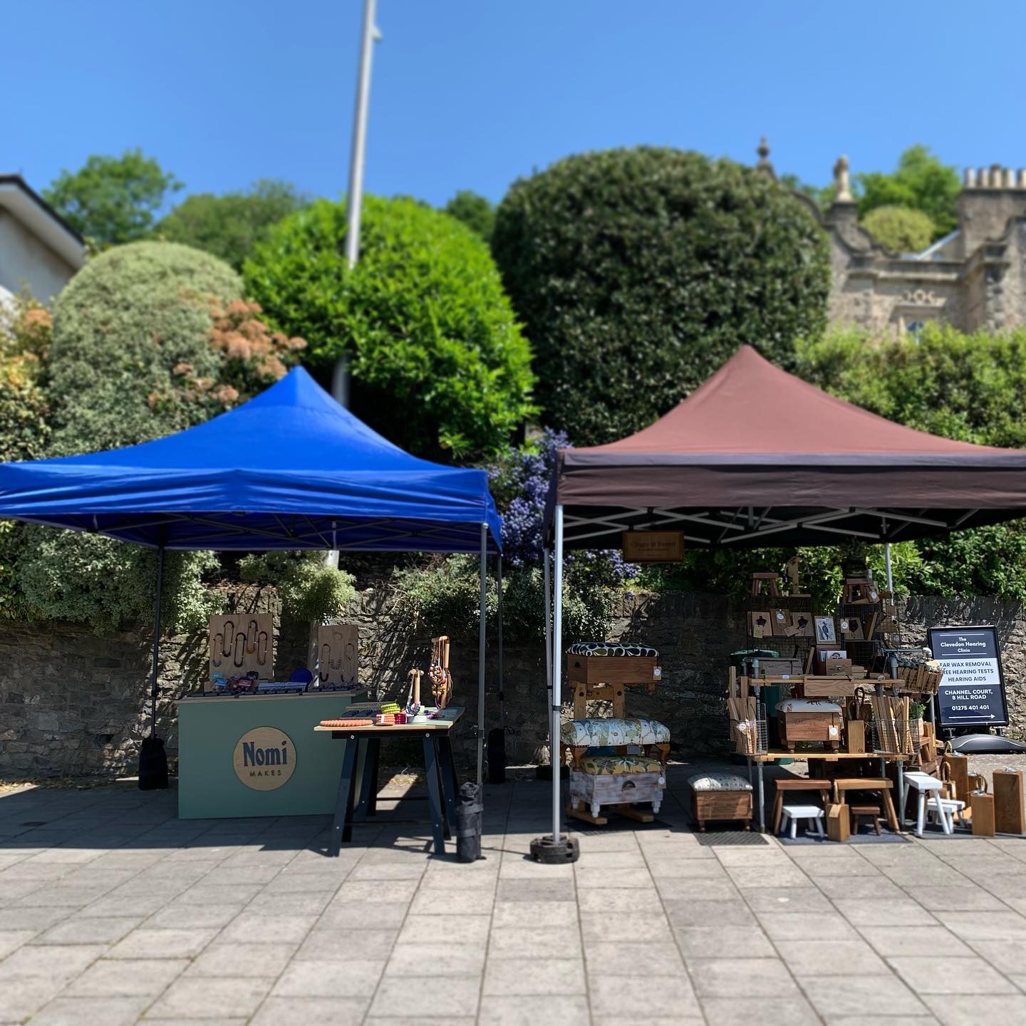 Beautiful day here in Clevedon! Always a pleasure @clevedonsundaymarket ️